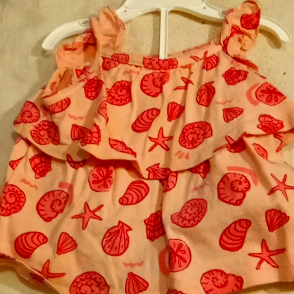 Baby girls two piece bathing suit